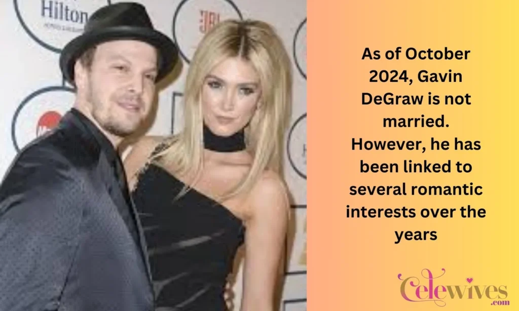 Who is Gavin DeGraw’s Wife